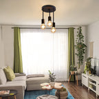 Plafondlamp zwart 3-lichts modern industrieel - Jake