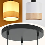 Jane Hanglamp, beige/zwart