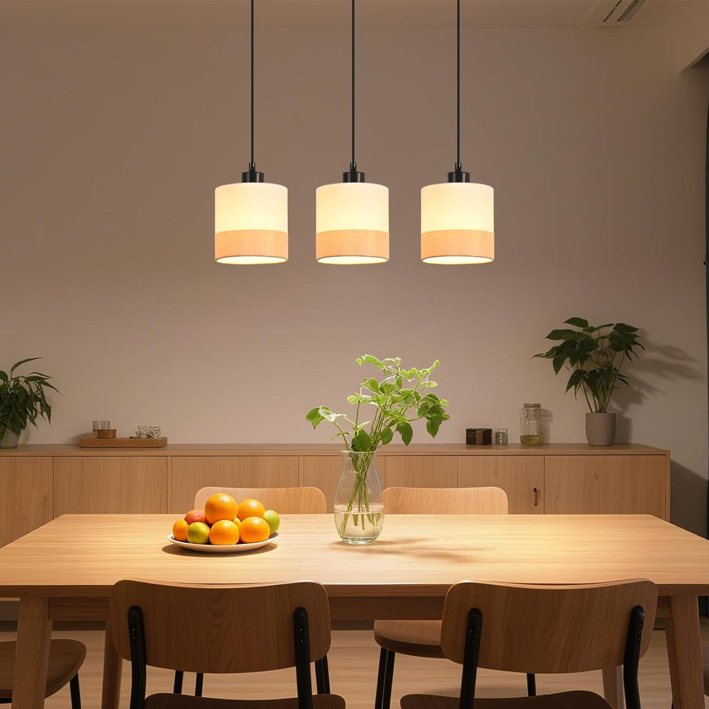 Jane Hanglamp, beige/zwart