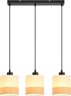 Jane Hanglamp, beige/zwart