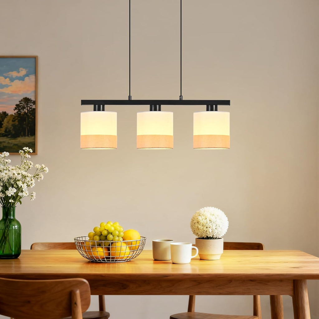 Jane Hanglamp, beige/zwart