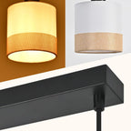Jane Hanglamp, beige/zwart