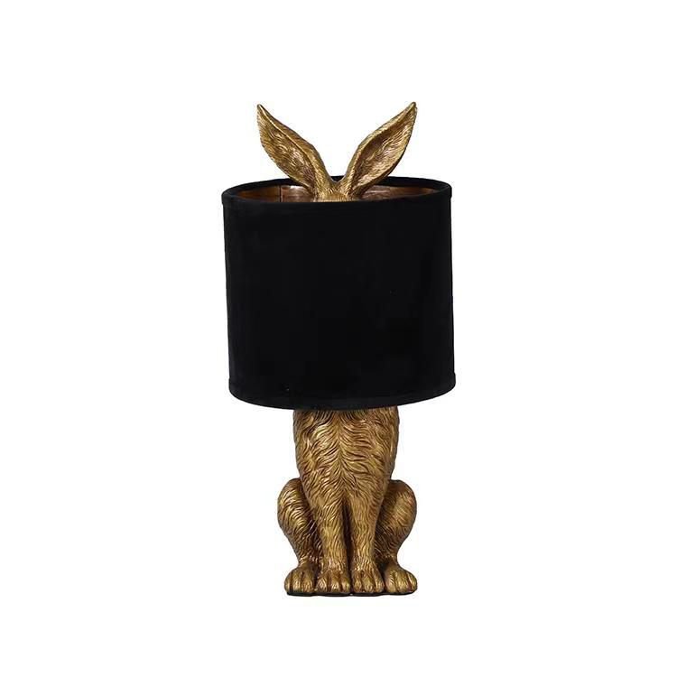 Gouden Haas Tafellamp