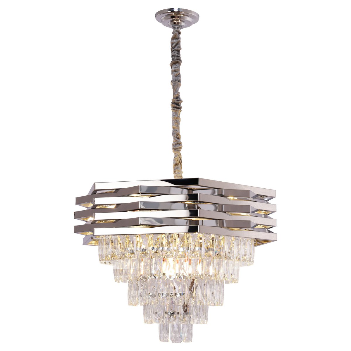 Hanglamp Crystal Chrome - 60cm