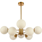 Hanglamp Gina White Gold 8-Licht