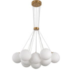 Hanglamp Jenna White Gold 13-Licht