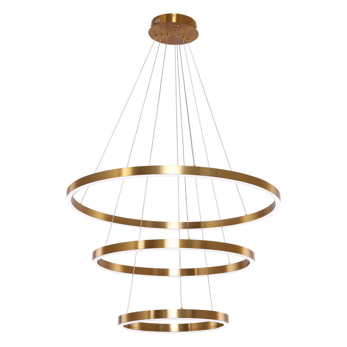 Hanglamp Neo Copper Gold - 3-Ring 40+60+80cm