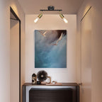 Plafondlamp / Wandlamp - zwart/goud - 2 Lichtpunten - Jake