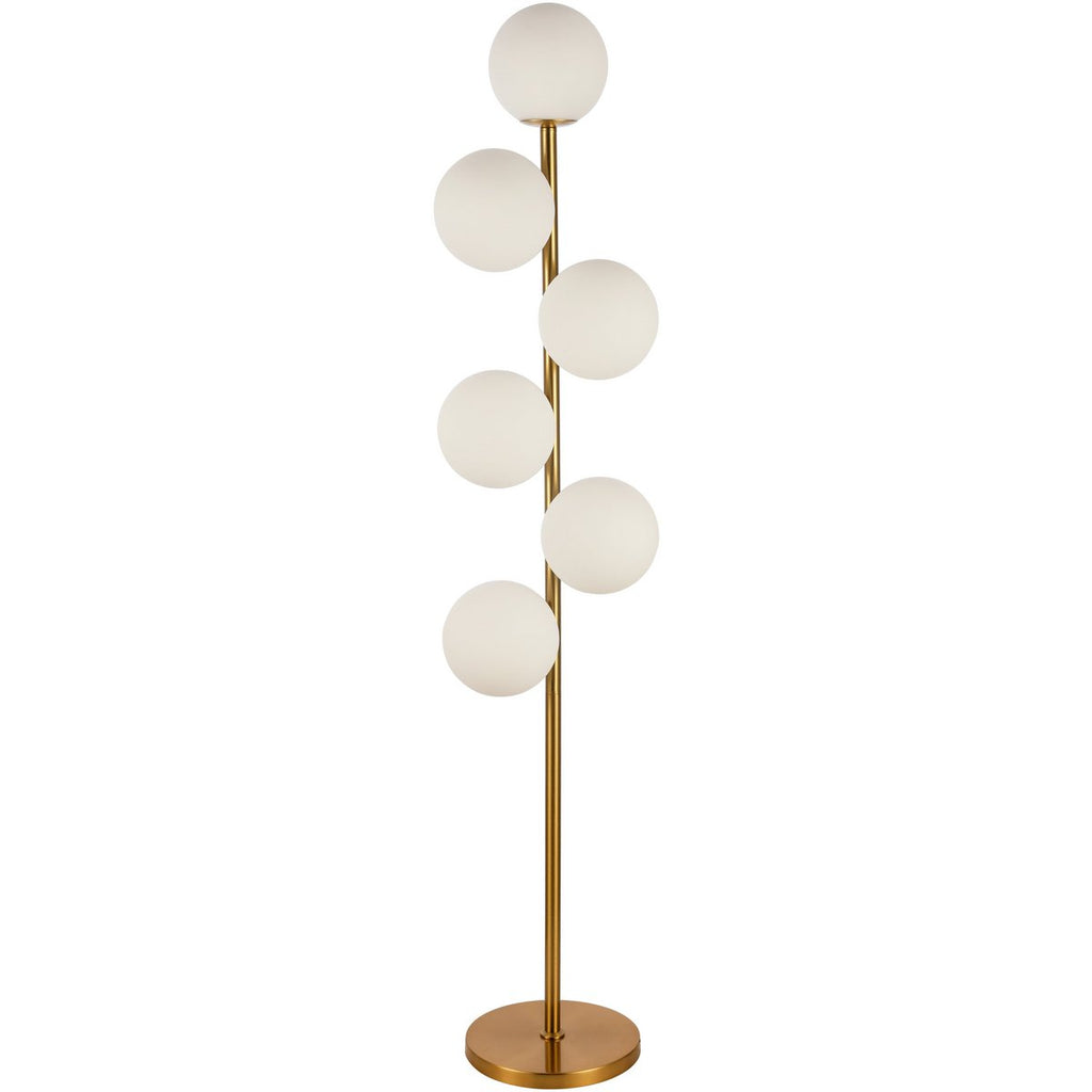 Vloerlamp Jenna Wit Goud