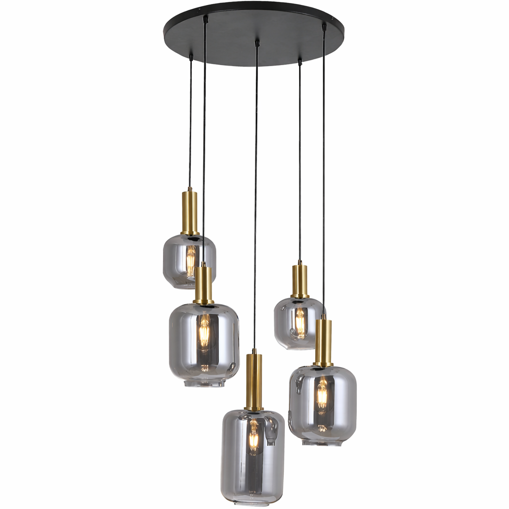 5-Licht Hanglamp Mix Lily