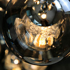 Glazen Bol Hanglamp met kristallen – 15 Lichtpunten – Orbix